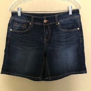 Seven7 Blue Denim Shorts Size 8